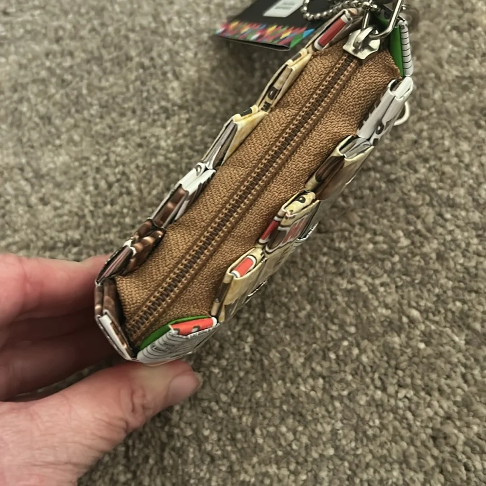 NWT Nahui Ollin Whopper Candy Wrapper Change Purse